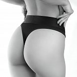 Черные трусики для ношения клиторального стимулятора Panty Lover - size L
