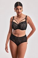 Черный бюстгальтер Beverly с мягкой чашкой на косточке