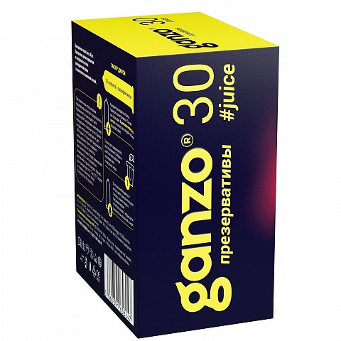 Ароматизированные презервативы Ganzo Juice - 30 шт.