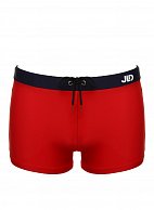 Классические мужские плавки-боксеры с контрастным поясом