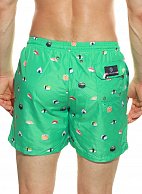 Мужские пляжные шорты с принтом в виде суши