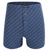 Мужские хлопковые боксеры с мелким принтом