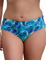 Яркие плавки-бразилиана с растительным рисунком