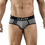 Серые хлопковые трусы-брифы Clever Piping Brief