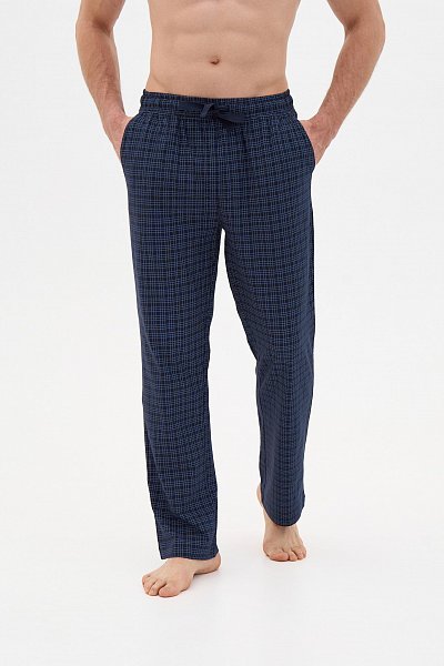 Хлопковые брюки в клетку