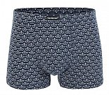 Классические трусы-боксеры с принтом в виде корабликов