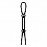 Черное эрекционное лассо Nexus Forge Double