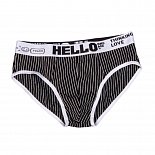 Набор из 4 мужских трусов-брифов в тонкую полоску