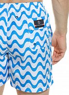 Мужские пляжные шорты с принтом в виде волн