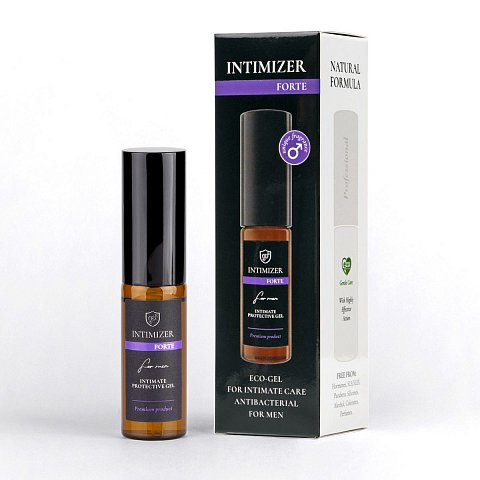 Мужской антибактериальный эко-гель для интимного ухода Intimizer Forte - 20 мл.