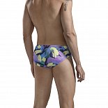 Фиолетовые плавки с принтом в виде цветных мазков Tide Swimsuit Brief