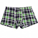 Мужские хлопковые трусы-боксеры в клетку