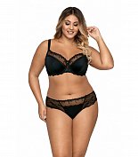 Трусы-слипы из эластичной ткани и кружева