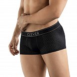 Черные перфорированные трусы-хипсы Clever Ambar Trunks