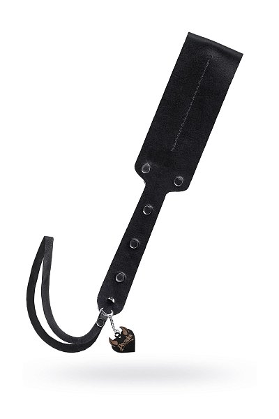 Черный кожаный пэддл - 32 см.