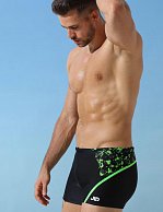 Мужские плавки с контрастной полосой и принтом