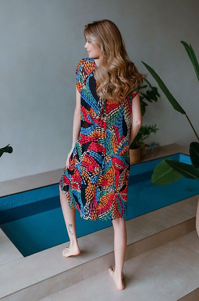 Яркая туника для пляжа Barbara