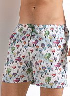 Мужские пляжные шорты с принтом в виде воздушных шаров