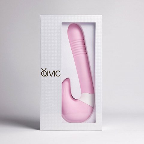 Розовый вибростимулятор зоны G 2-в-1