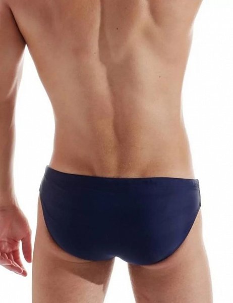 Мужские пляжные плавки с контрастной полосой