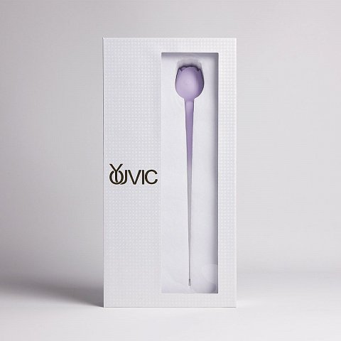 Сиреневый вибростимулятор в форме розы Youvic