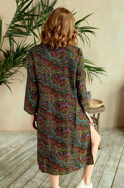 Длинная туника прямого силуэта Reina