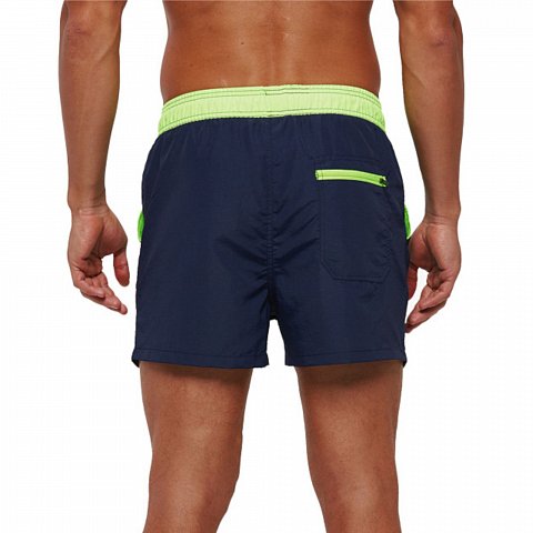 Темно-синие мужские шорты для пляжного отдыха