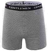 Хлопковые трусы-боксеры с тонкой полоской и брендированной резинкой