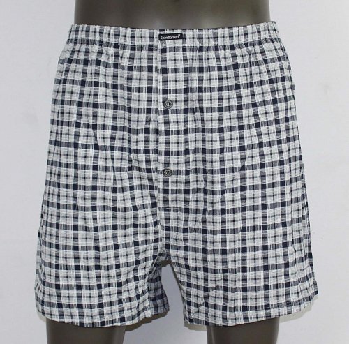 Хлопковые трусы-боксеры в клеточку