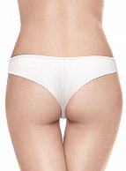 Кружевные трусики-бразилиана с геометрическим рисунком