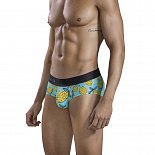 Голубые трусы-брифы с принтом в виде лимонов Lemons Classic Brief