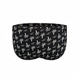 Черные трусы-слипы с принтом в виде пальм