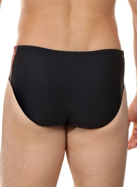 Мужские плавки с оригинальной брендированной вставкой сбоку