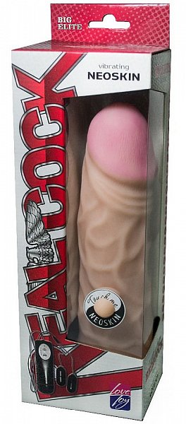 Вибромассажёр-реалистик на присоске - 28 см.