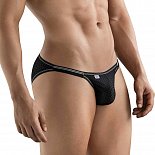 Черные перфорированные трусы-слипы Clever Esencial Brief Slip