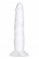 Прозрачный фаллоимитатор-реалистик Crystal - 19 см.