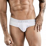 Белые мужские трусы-брифы Clever Berna Classic Brief