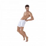 Белые удлиненные трусы-боксеры Caribbean Long Boxer