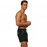 Черные пляжные мужские шорты