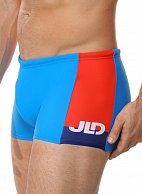 Мужские плавки-боксеры с контрастной брендированной вставкой