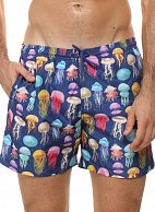 Мужские пляжные шорты с принтом в виде медуз